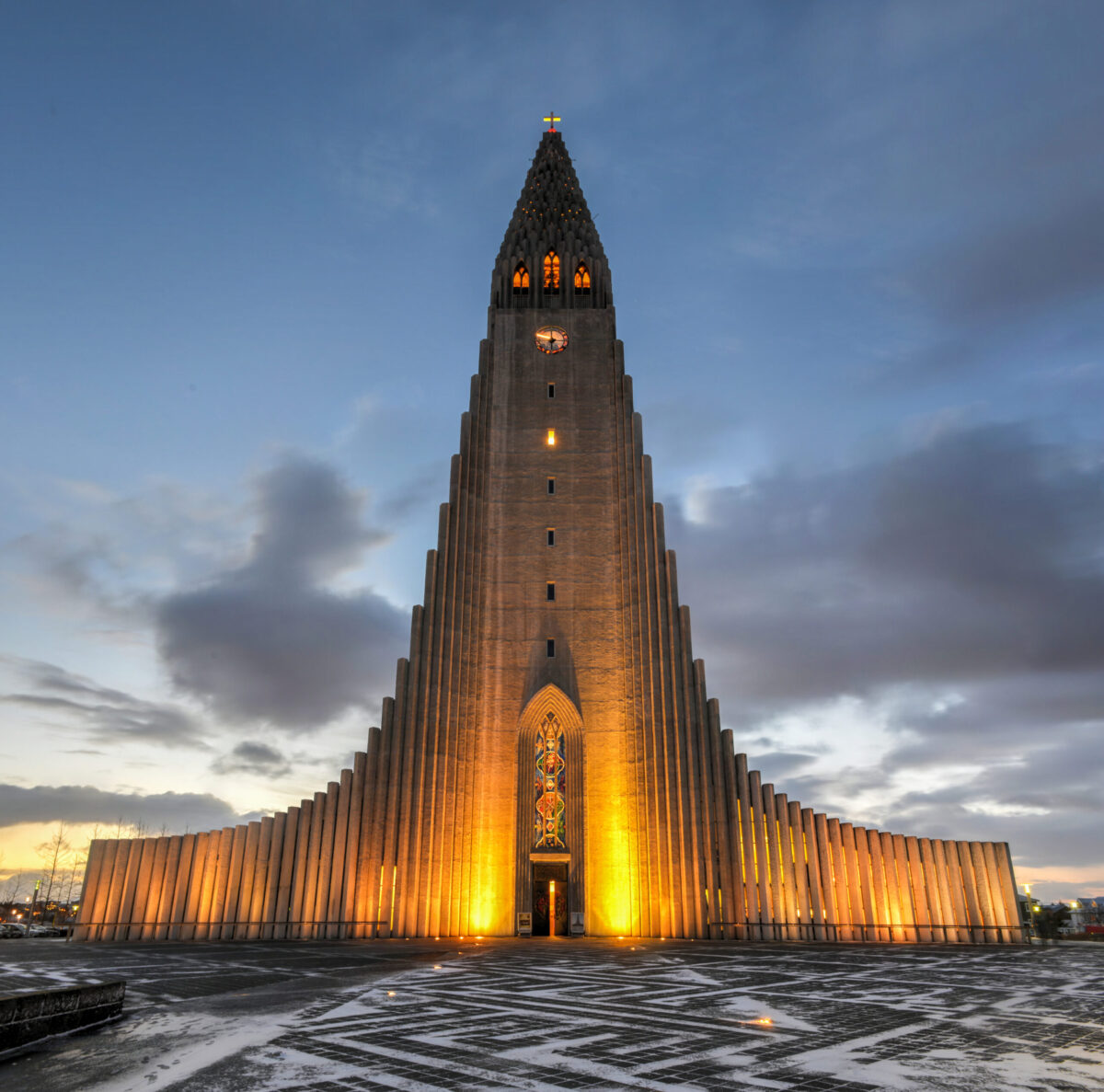 Hallgrimskirkja Cathedral in Reykjavik Iceland